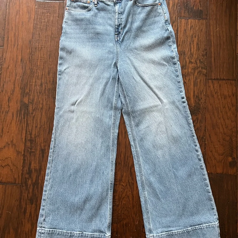 J. Crew Blue Flare Women's Jeans - Picture 5 of 7
